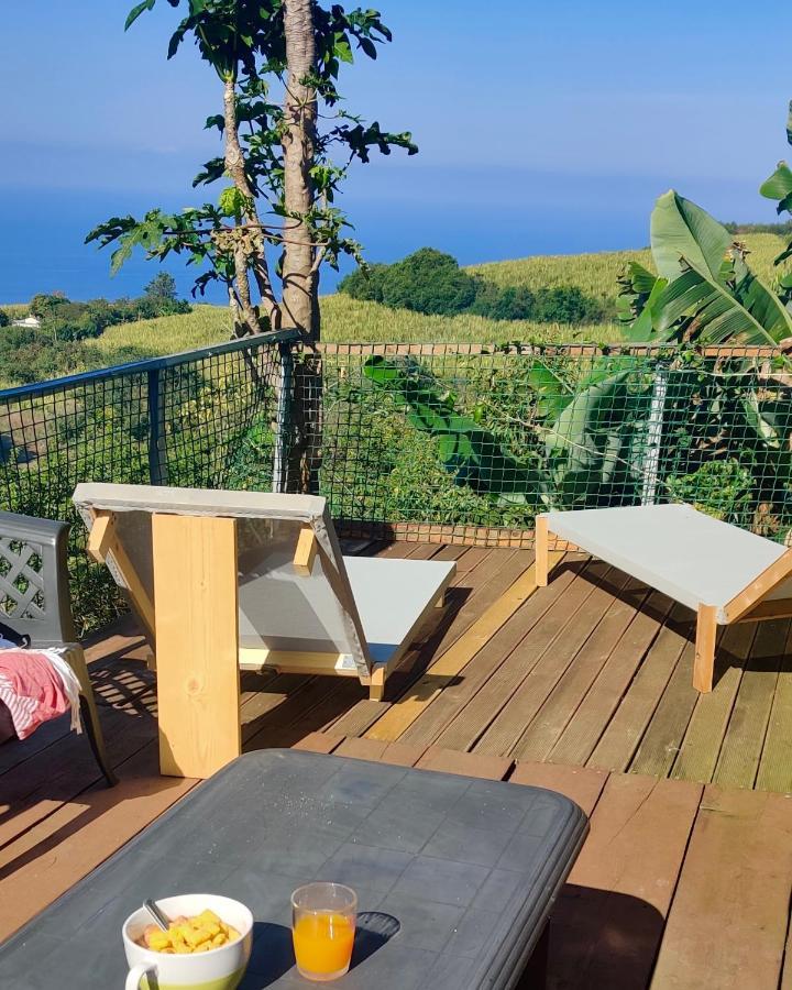 Apartamento Maison Vue Mer La Saline Les Hauts Exterior foto